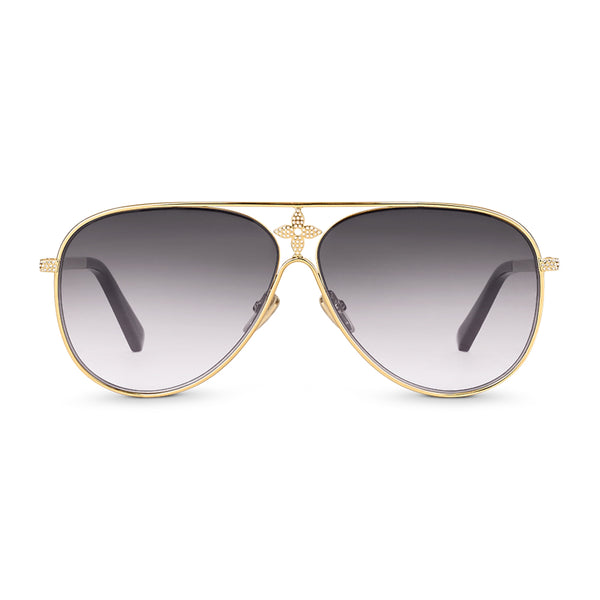 Louis Vuitton, Accessories, Louis Vuitton Moon Cat Eye Sunglasses Creme  Monogram Temples