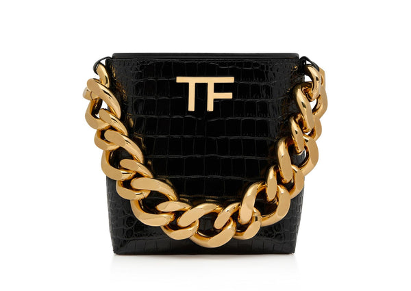 RARE NEW 100% Auth CHANEL Black Ostrich Leather Gold Chain 9.5 FlapClutch  Bag - My Dreamz Closet