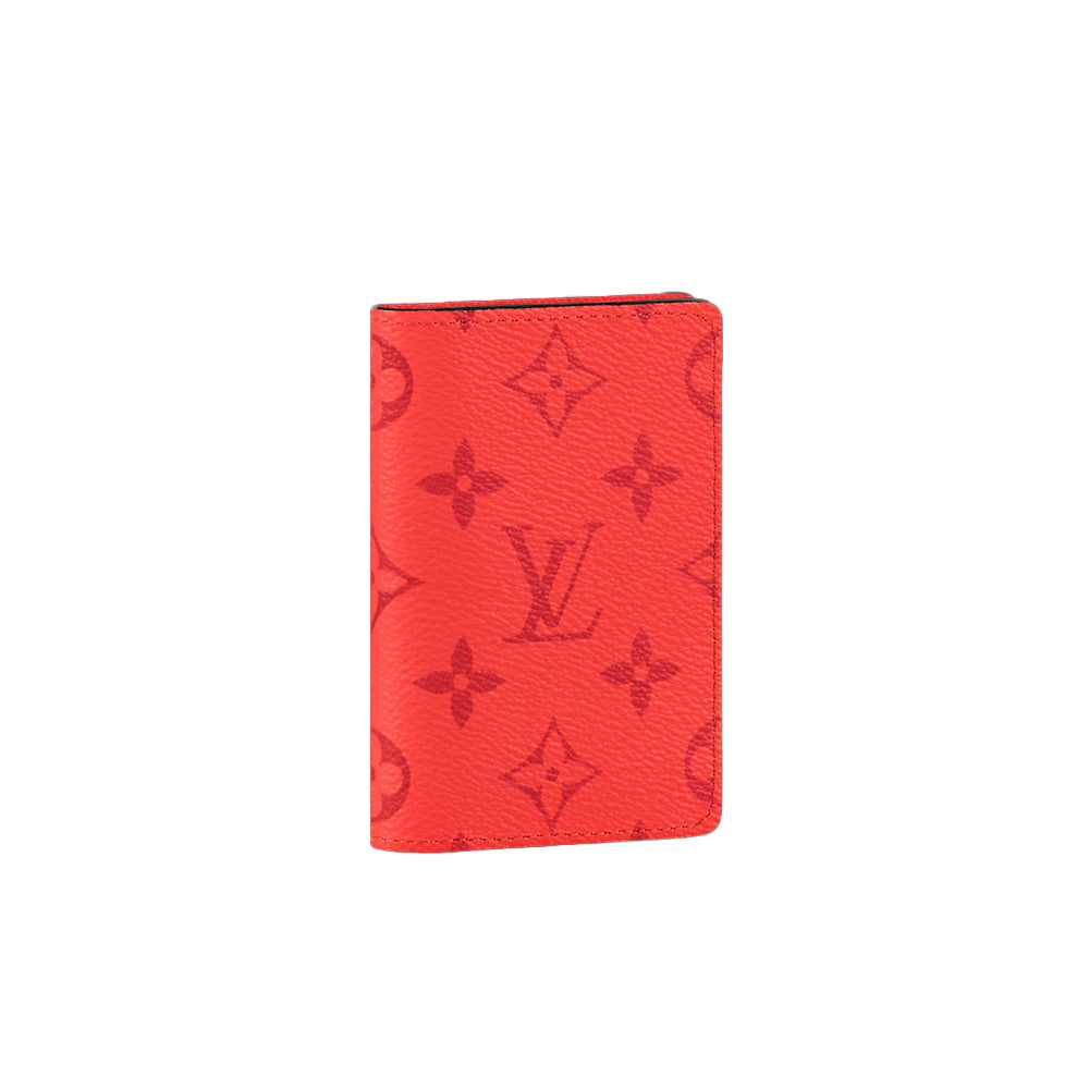 Louis Vuitton Pocket Organizer Monogram Red in Coated Canvas with  Silver-tone - US